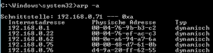 ARP-Einträge