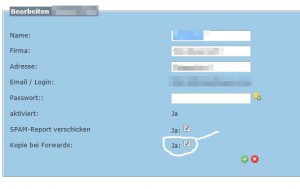 webadmin Benutzeroptionen webadmin Benutzeroptionen